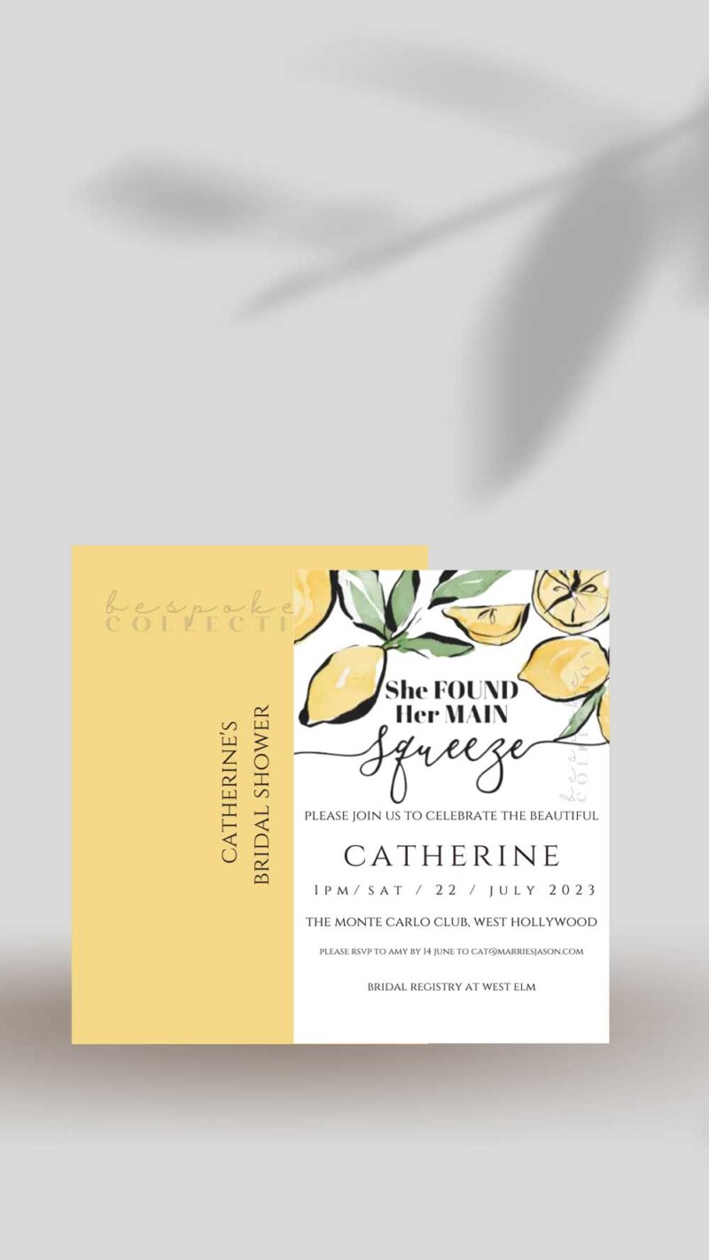 Catherine's Bridal Shower Invitation