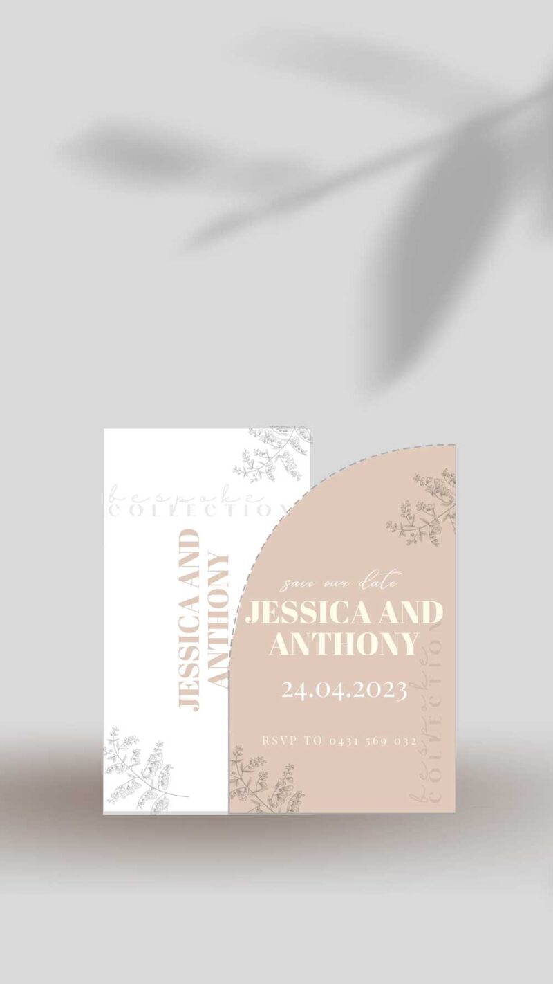 Jassica Save The Date Card